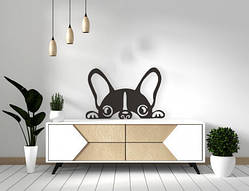 Деревянная картина Французский бульдог 4