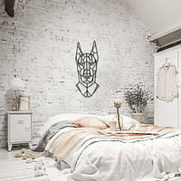 Деревянная картина Доберман 2