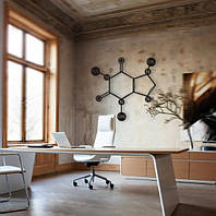 Деревянная картина Кофеин