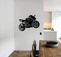 Деревянная картина Мотоцикл 4