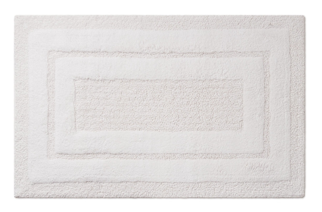 Килимок для ванної Sirio bianco, колір білий, бавовна 100%, РНР Італія, фото 1