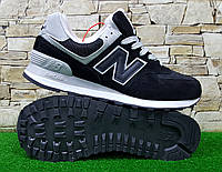 Мужские кроссовки New Balance Black/White ML574EGK оригинал