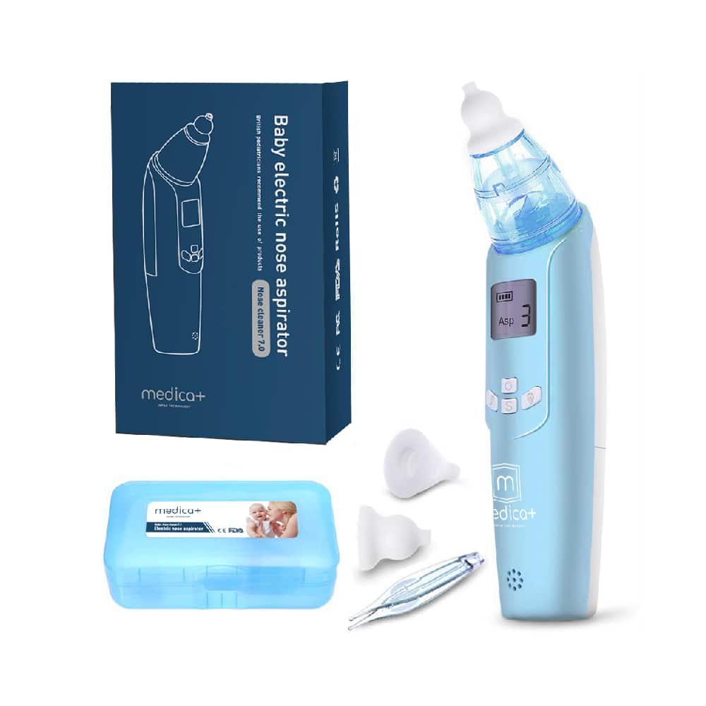 Назальний аспіратор (соплеотсос) Medica+ Nose Cleaner 7.0 гарантія 2 роки