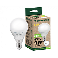 Светодиодная LED лампа ENERLIGHT P45 9W 4100K E14