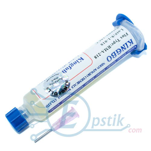 RMA-218, флюс-гель Kingbo, флюс-гель безотмывочный, 10 мл.