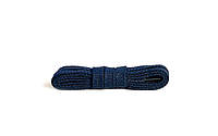 Шнурки Kaps плоские синие, 8мм\120 см