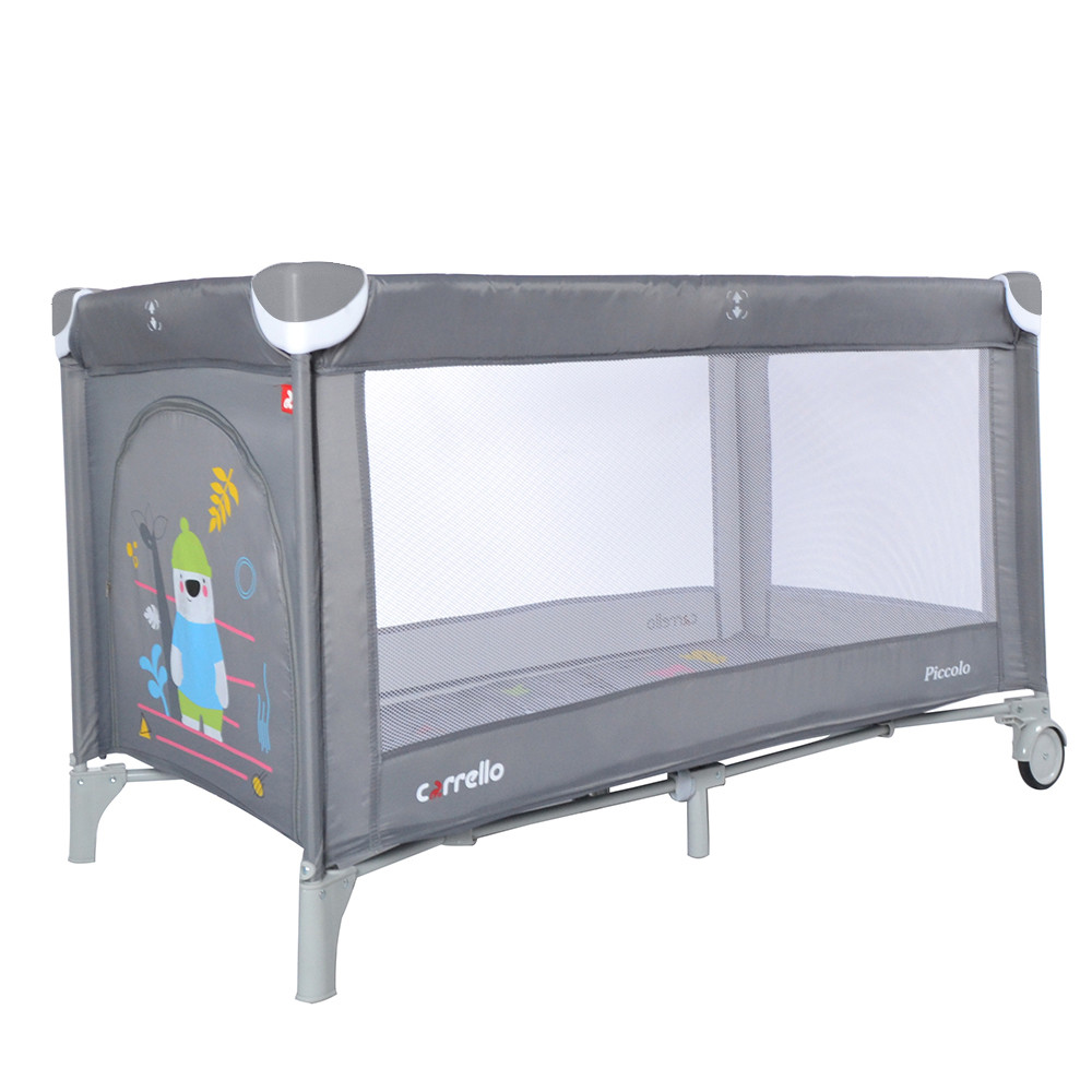 Манеж Carrello Piccolo crl-7303 grey-pink, Карелло Пікало crl-7303, сіро-рожевий