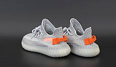 Жіночі кросівки Adidas Yeezy 350, адідас ізі буст. Повний рефлектив. ТОП Репліка ААА класу., фото 2