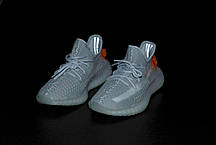 Жіночі кросівки Adidas Yeezy 350, адідас ізі буст. Повний рефлектив. ТОП Репліка ААА класу., фото 2