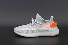 Жіночі кросівки Adidas Yeezy 350, адідас ізі буст. Повний рефлектив. ТОП Репліка ААА класу., фото 3