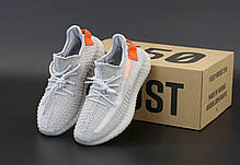 Жіночі кросівки Adidas Yeezy 350, адідас ізі буст. Повний рефлектив. ТОП Репліка ААА класу., фото 3