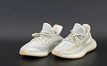 Жіночі кросівки Adidas Yeezy 350, адідас ізі буст. Повний рефлектив. ТОП Репліка ААА класу., фото 3