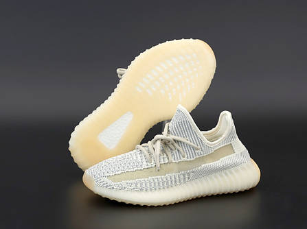 Жіночі кросівки Adidas Yeezy 350, адідас ізі буст. Повний рефлектив. ТОП Репліка ААА класу., фото 2