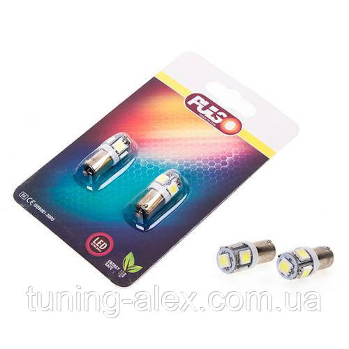 Лампи PULSO/габаритні/LED T8.5/5SMD-5050/12v1.0w White (LP-90155)