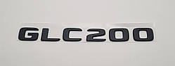 Емблема напис багажника Mercedes GLC200 чорна