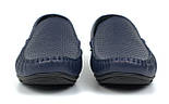 Мокасины мужские синие летняя мягкая кожаная обувь больших размеров Rosso Avangard Perf Blu Floto BS, фото 5