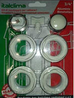 Комплект футорок Italclima 3/4" для алюмінієвих радіаторів