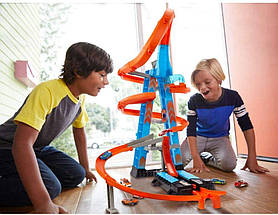 Моторизований трек "Вежа Небоскреб" Hot Wheels Sky Crash Tower Motorized Track, фото 2
