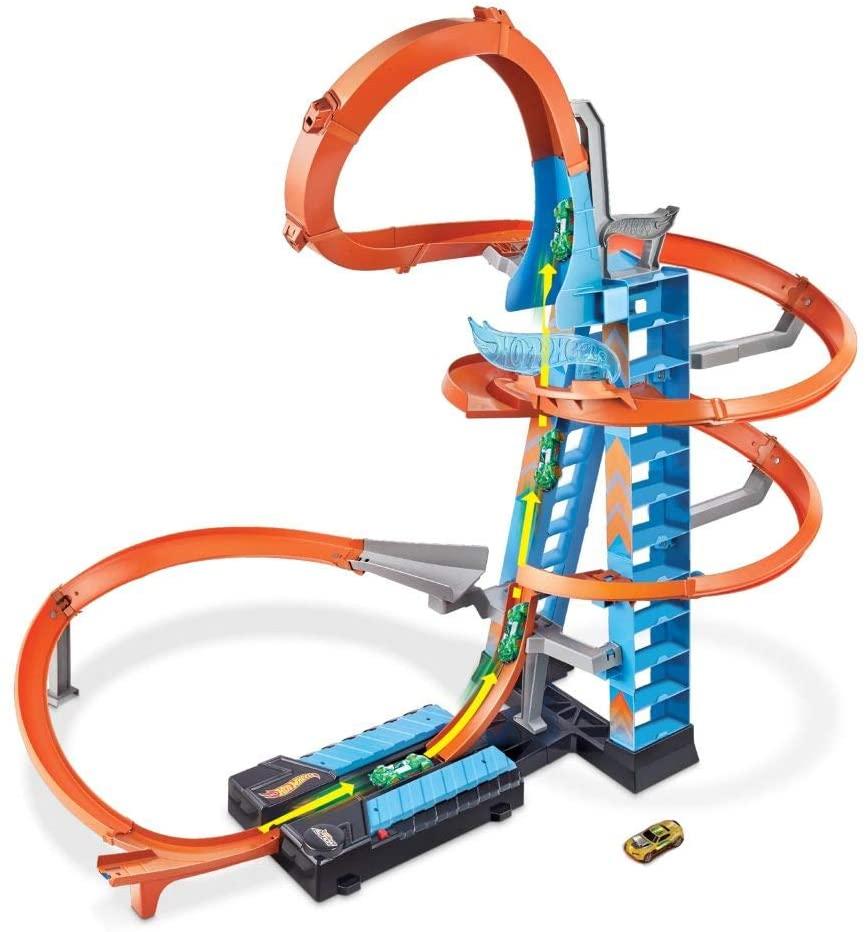 Трек "Небезпечний перехрестя" Hot Wheels Criss Cross Crash Motorized Track DTN42