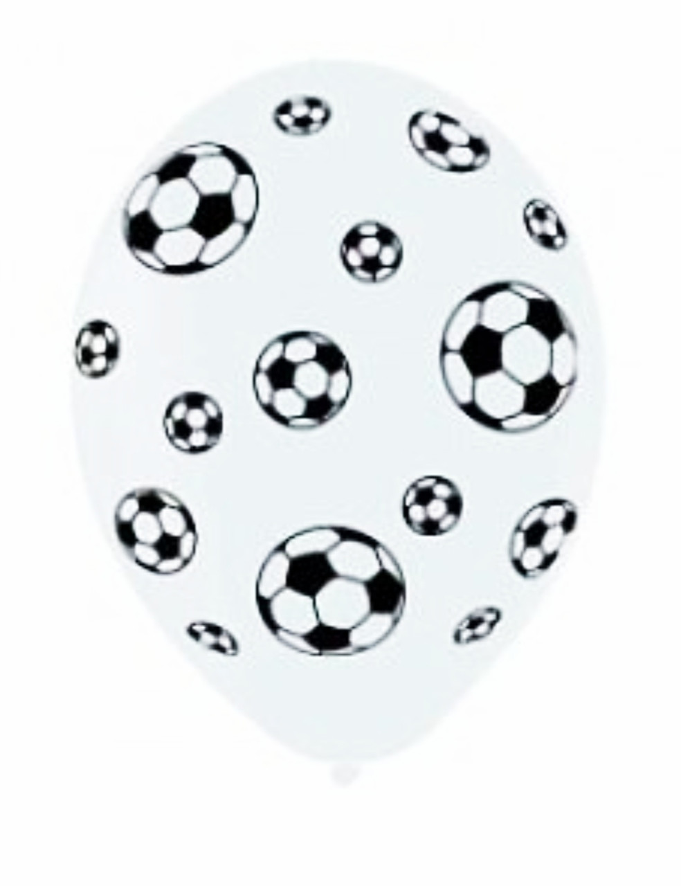 Повітряні латексні кулі футбольні м'ячі 12" 10 шт.