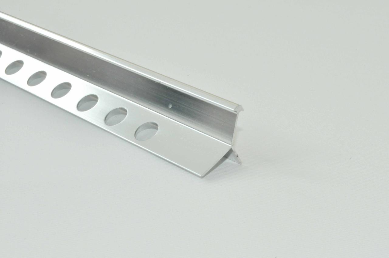 Уголок для плитки Мерседес алюминиевый полированный Cezar 10 мм 2.5 м ZW10 - фото 3 - id-p1343304675