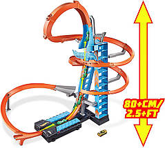 Трек "Небезпечний перехрестя" Hot Wheels Criss Cross Crash Motorized Track DTN42, фото 3