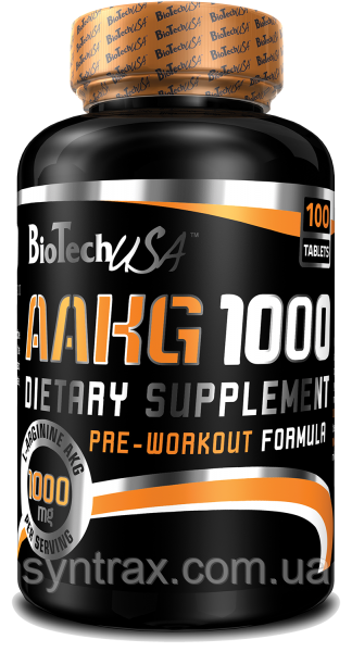 AAKG 1000 BioTech USA 100 tabs.