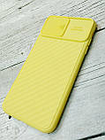 Захисний силіконовий чохол Iphone XS Max з захистом камери Жовтий, фото 3