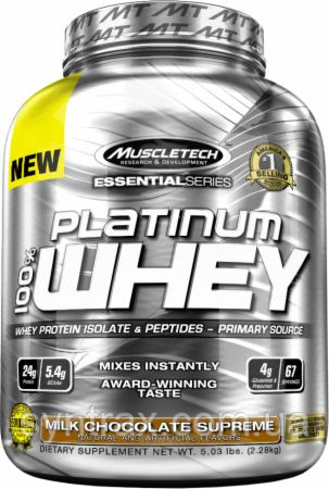 100% Platinum Whey MuscleTech 2200 грамів