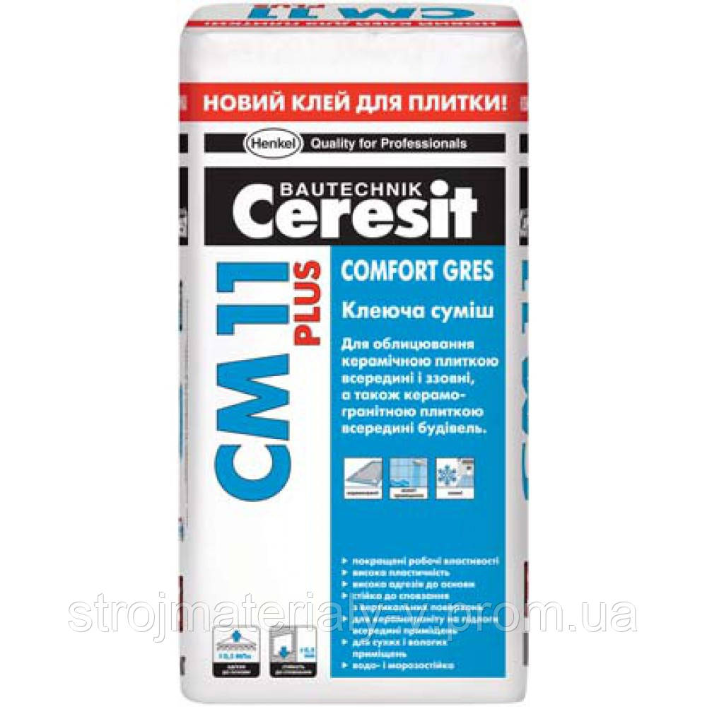 Клей для плитки Ceresit CM 11 Ceramic 25 кг Вінниця