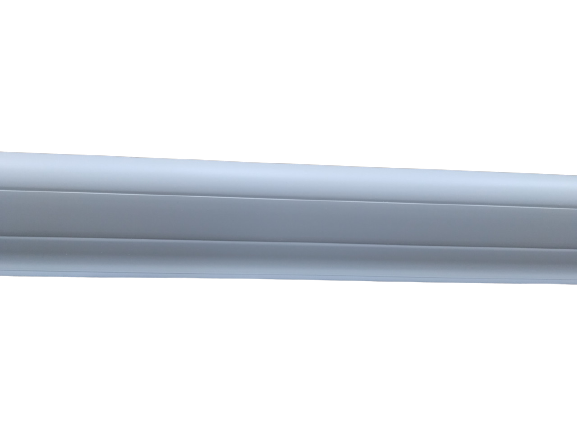 Плінтус пластиковий TIS білий 10001 / 18х56х2500 мм