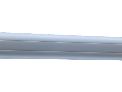 Плінтус пластиковий TIS білий 10001 / 18х56х2500 мм, фото 1
