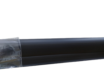Плінтус пластіковий TIS чорний 10062 /18х56х2500 мм, фото 1
