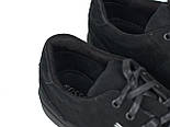 Чоловічі кросівки з нубуку чорні кеди взуття великих розмірів Rosso Avangard Puran NUB TPR Black BS, фото 6