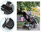 Прогулянкова коляска Lionelo Emma Blue Scandi, фото 4