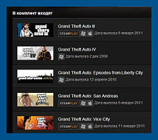 Ключ активації Steam | Grand Theft Auto Collection (Всі країни), фото 3