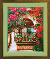 "Цветы на балконе" Чарівна Мить. Набір для вишивання (Б-563)