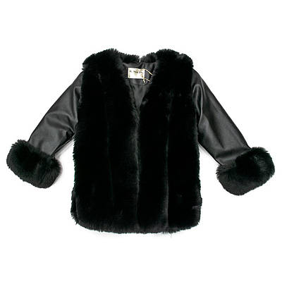 Куртка зимова для дівчаток Mike 13 чорний 980313