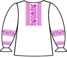 Сорочка під вишивку для дівчинки 160-12-09-32 Розмір 32