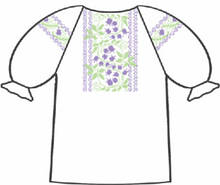 Сорочка під вишивку для дівчинки з коротким рукавом 159-12-09-30 Розмір 30