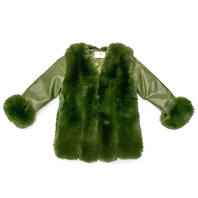 Куртка зимова для дівчаток Mike 11 зелений 980313