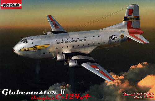 Пластикова модель 1/144 Roden 306 американський військово-транспортний літак Douglas C-124A Globemaster