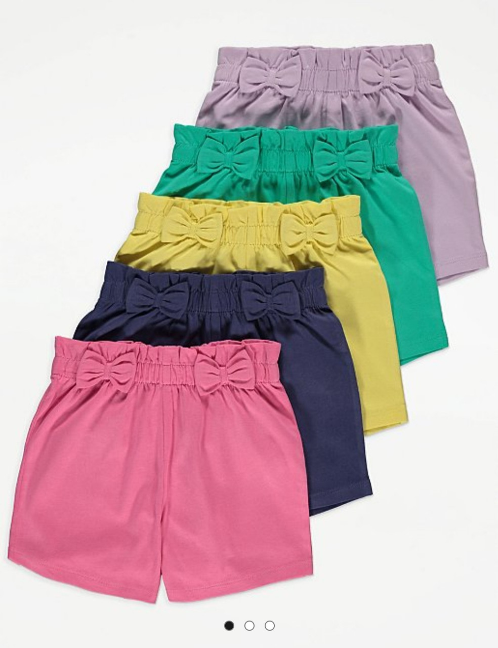 Шорти для дівчинки різнобарвні George (Великобританія) р.92/98, 98/104см, фото 1