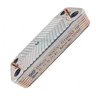 Теплообменник ГВС Viessmann 7828745 Vitopend WH1D Vitodens WB1B WB1C 24 кВт. SWEP E5ASx12 7875502