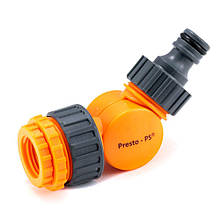 Фітинг Presto-PS поворотний адаптер для коннектора з внутрішньою різьбою 1/2-3/4-1 дюйм (5821)