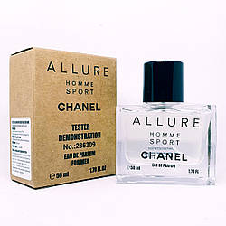 Чоловічий парфум Chanel Allure homme Sport, Тестер Люкс якості, 50 мл.