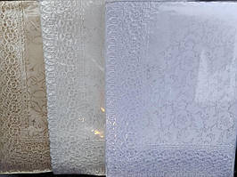 Скатертина 150*220 см. тканина з мереживом