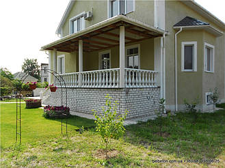 В данной работе была применена белая балюстрада с балясинами, сделанными по технологии мрамор из бетона.  Срок 

службы изделий  не менее 25 лет под открытым небом. Наши балясины и балюстрады обладают высокой прочностью и 

плотность.