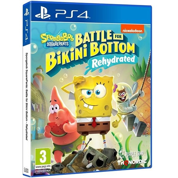 Гра Губка Боб Квадратні Штани: Battle for Bikini Bottom — Rehydrated (PS4, російські субтитри)