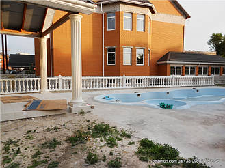 Наши балюстрады и балясины не требуют какого-либо специфического ухода благодаря своей технологии мрамор из 

бетона. По своей красоте и прочности не уступают натуральному камню. Наши изделия способны облагородить любой 

интерьер загородного дом